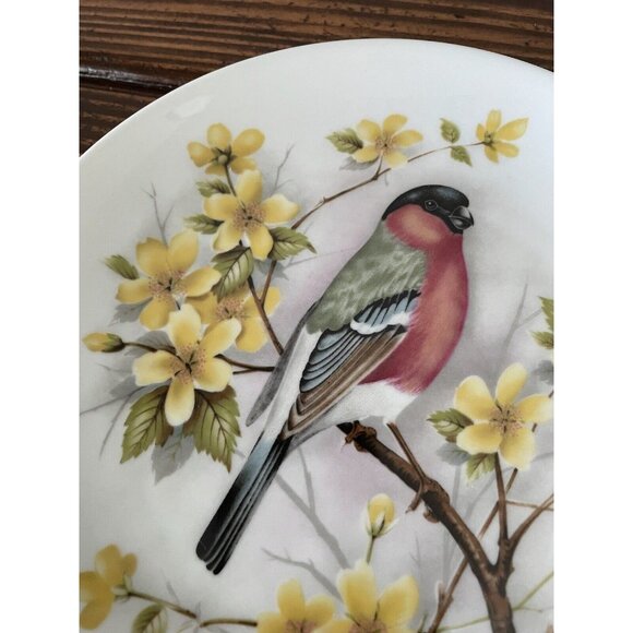 E&R Golden Crown Emblem AK Kaiser West Germany Gimpel Ofer Dompfaff Bird Plate - Picture 7 of 9